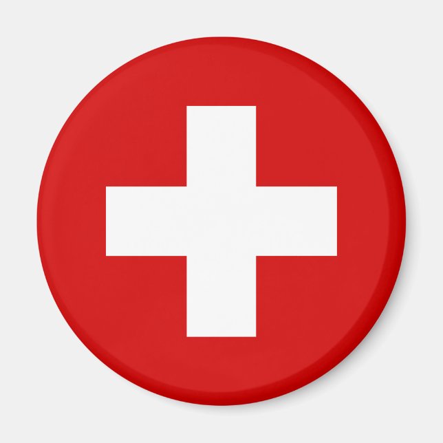 The Flag of Switzerland Magnet (Front)