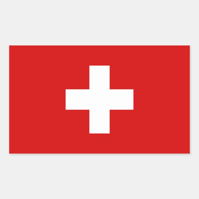The Flag of Switzerland Sticker (Front)