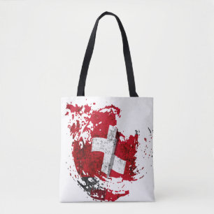 the flag of Switzerland Tote Bag