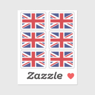 The flag of United Kingdom Collection pack of 6