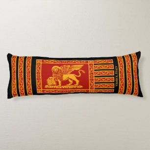 The Flag of Venice, Italy Body Pillow
