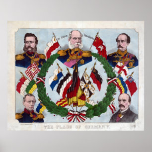 The Flags of Germany Poster