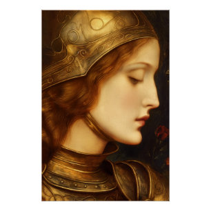 The Flame of Orleans   Saint Joan of Arc Painting Poster