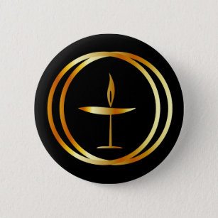 The Flaming Chalice 2 Inch Round Button