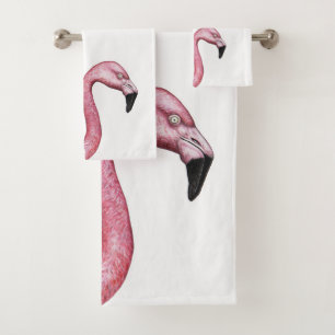 The Flamingo Bath Towel Set