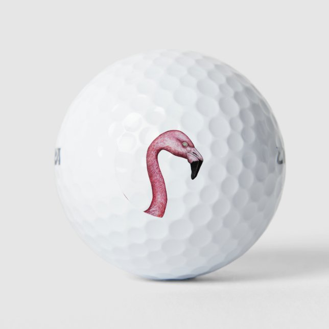 The Flamingo Golf Balls (Front)