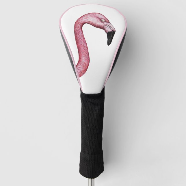 The Flamingo Golf Head Cover (Front)