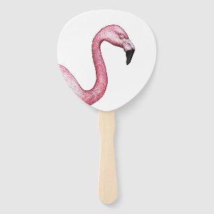 The Flamingo Hand Fan