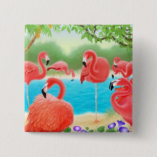 The Flamingo Pin (Front)