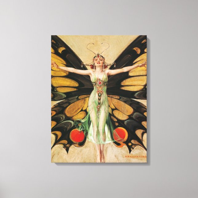 The Flapper, 1922 by Joseph Christian Leyendecker Canvas Print (Front)