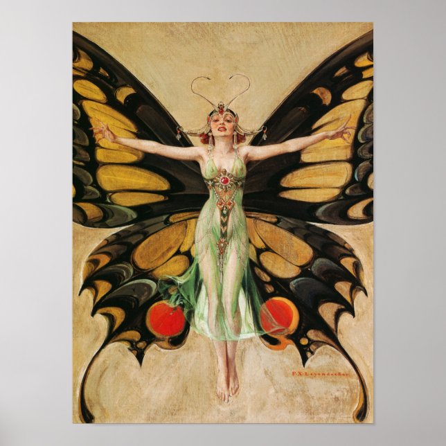 The Flapper, 1922 by Joseph Christian Leyendecker Poster (Front)