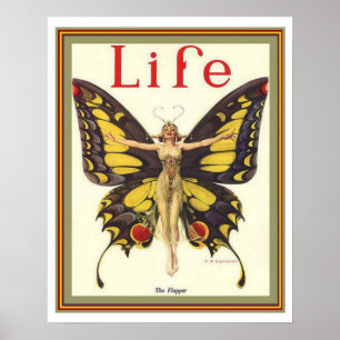 "The Flapper" Art Deco Life Cover 16 x 20 Poster