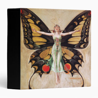 The Flapper Girl's Metamorphosis to Butterfly 1922 Binder