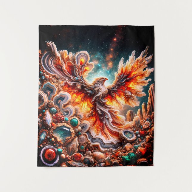 The Flarewing Hawk Tapestry (Front)