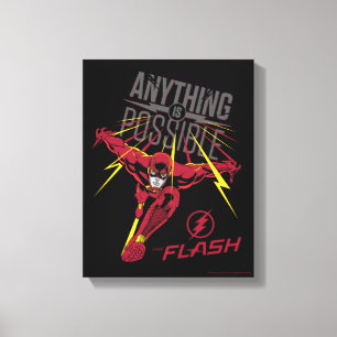 The Flash   "Anything Is Possible" Canvas Print