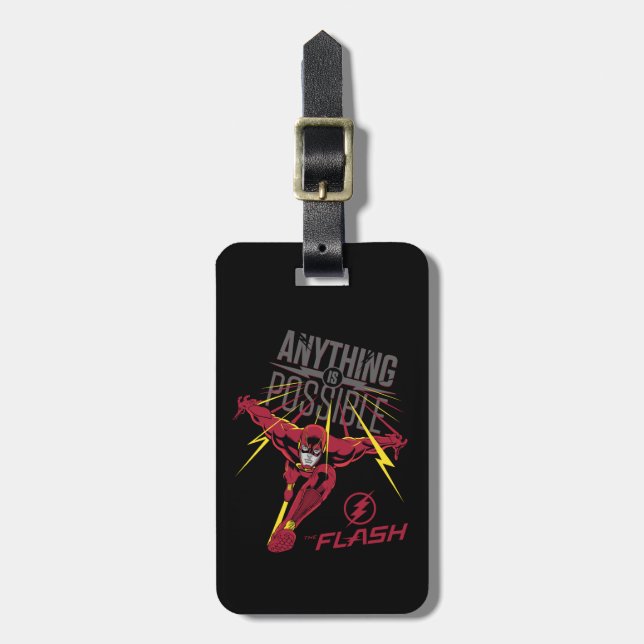 The Flash | "Anything Is Possible" Luggage Tag (Front Vertical)