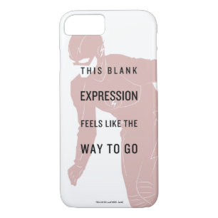 The Flash "Blank Expression" Quote Silhouette Case-Mate iPhone Case