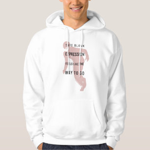 The Flash   "Blank Expression" Quote Silhouette Hoodie