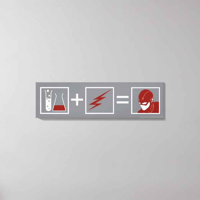 The Flash | Flash Equation Canvas Print (Front)