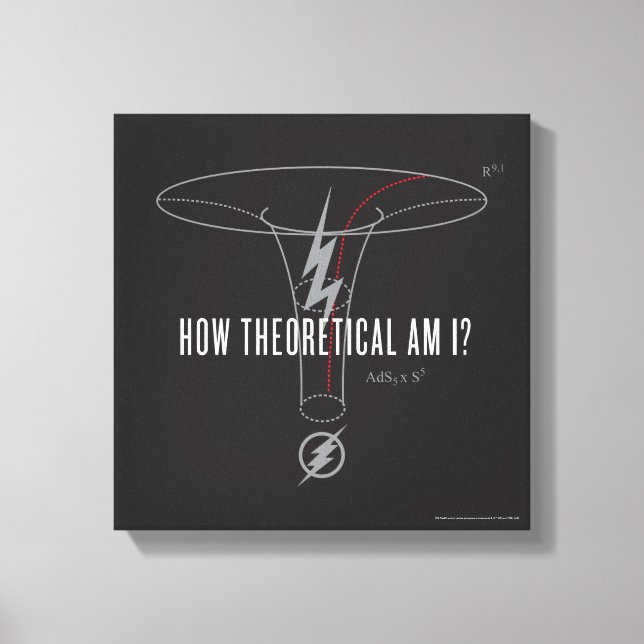 The Flash | "How Theoretical Am I?" Canvas Print (Front)
