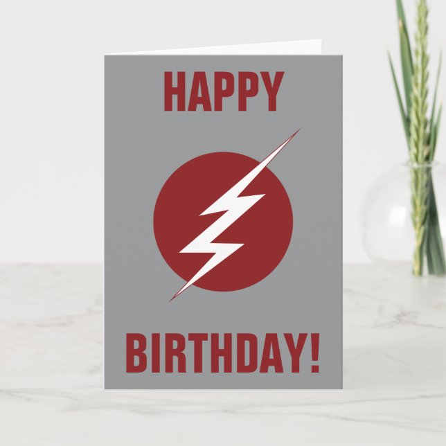 The Flash | Lightning Bolt Logo Card (Front)