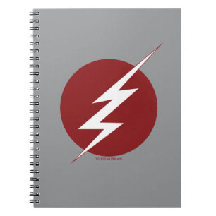 The Flash   Lightning Bolt Logo Notebook