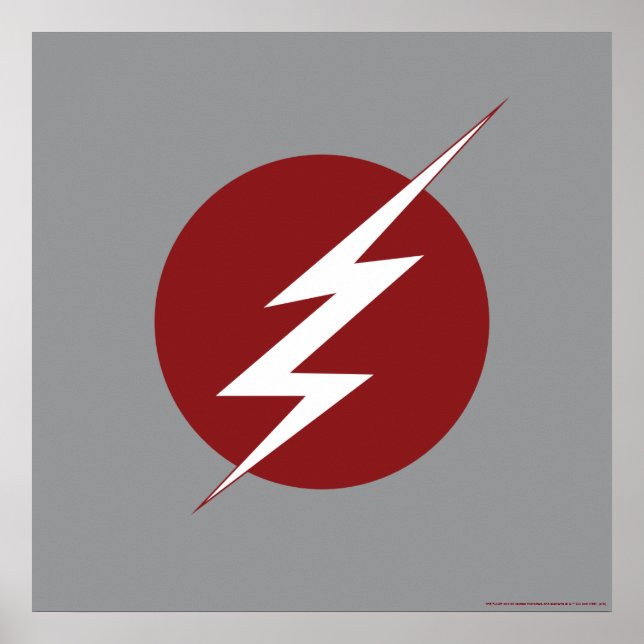 The Flash | Lightning Bolt Logo Poster (Front)