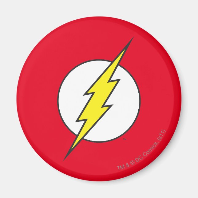 The Flash | Lightning Bolt Magnet (Front)