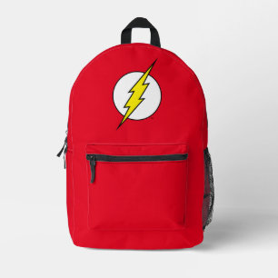 The Flash   Lightning Bolt Printed Backpack