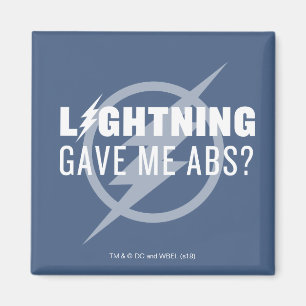 The Flash "Lightning Gave Me Abs?" Magnet