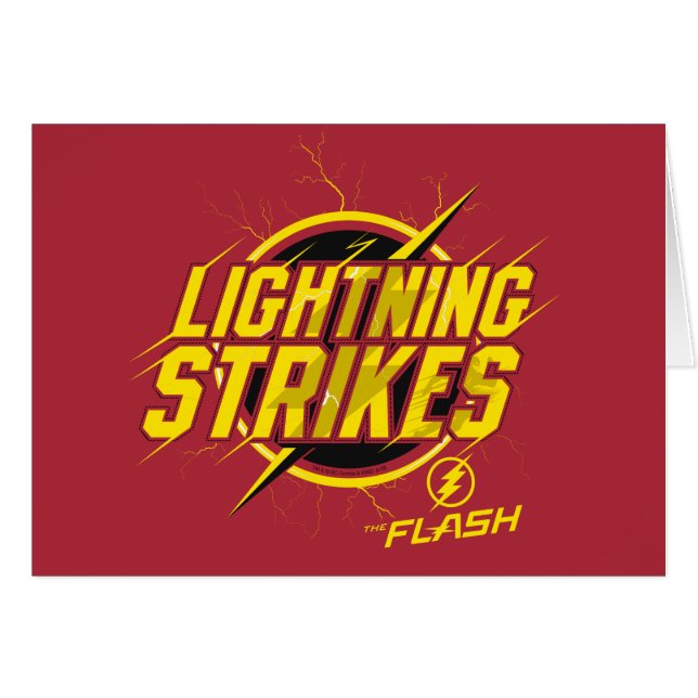 The Flash | "Lightning Strikes" Graphic (Front Horizontal)