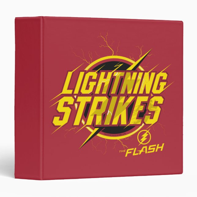 The Flash | "Lightning Strikes" Graphic Binder (Front/Spine)