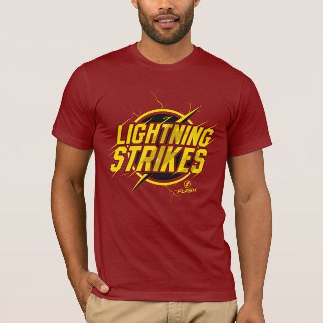 The Flash | "Lightning Strikes" Graphic T-Shirt (Front)