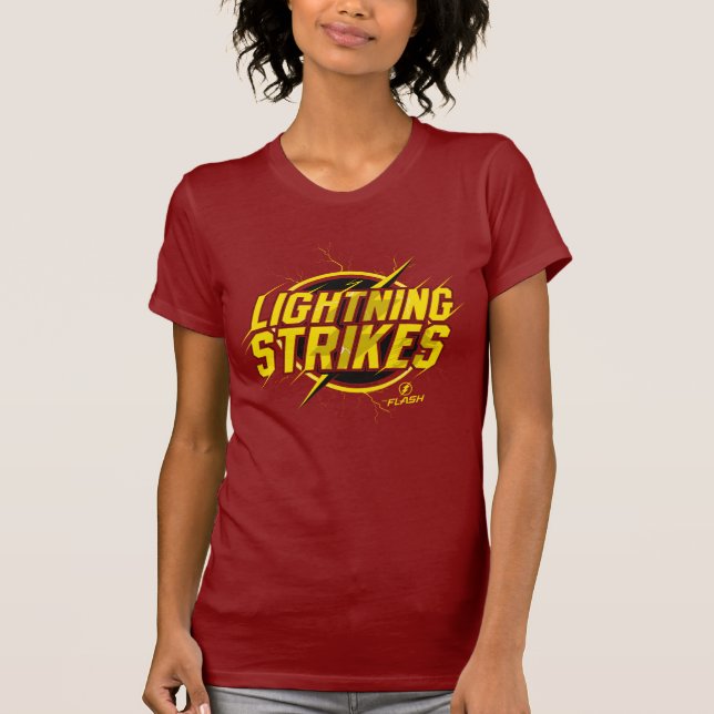 The Flash | "Lightning Strikes" Graphic T-Shirt (Front)