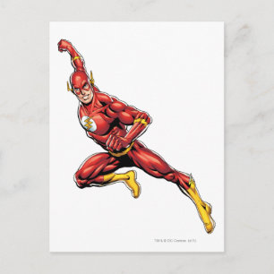 The Flash Lunging Postcard
