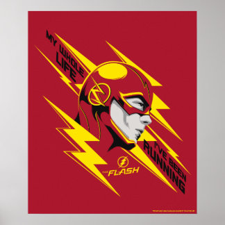 The Flash | My Whole Life I've Been Running Poster