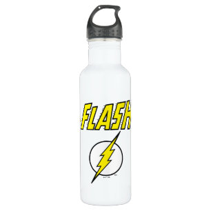 The Flash Name & Lightning Bolt Logo 710 Ml Water Bottle