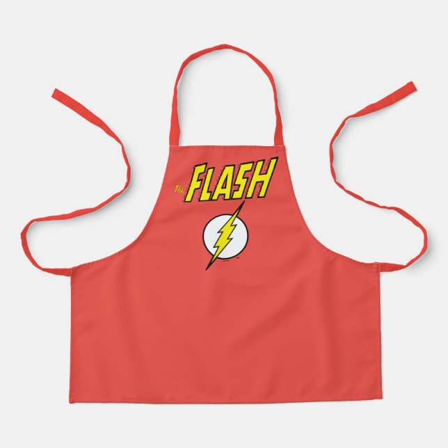 The Flash Name & Lightning Bolt Logo Apron (Front)