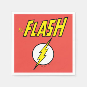 The Flash Name & Lightning Bolt Logo Napkin