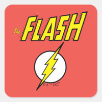 The Flash Name & Lightning Bolt Logo