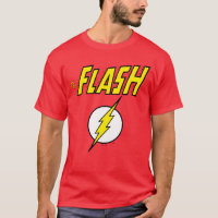 The Flash Name & Lightning Bolt Logo