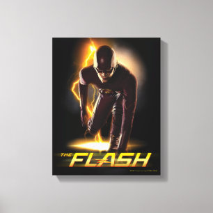 The Flash   Sprint Start Position Canvas Print
