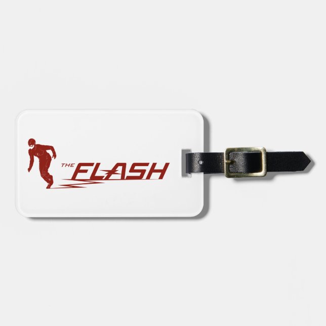 The Flash | Super Hero Name Logo Luggage Tag (Front Horizontal)