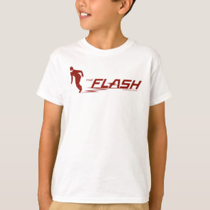 The Flash   Super Hero Name Logo T-Shirt