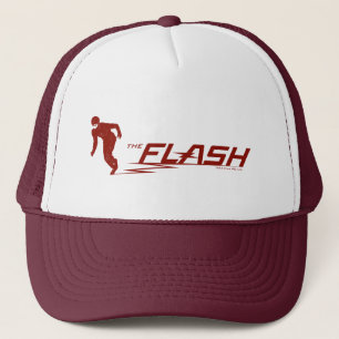 The Flash Super Hero Name Logo Trucker Hat