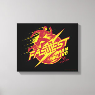 The Flash   The Fastest Man Alive Canvas Print