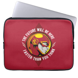 The Flash   "The Future Will Be Here" Laptop Sleeve