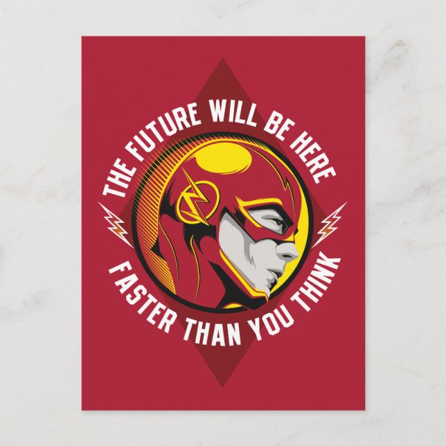 The Flash | "The Future Will Be Here" Postcard (Front)