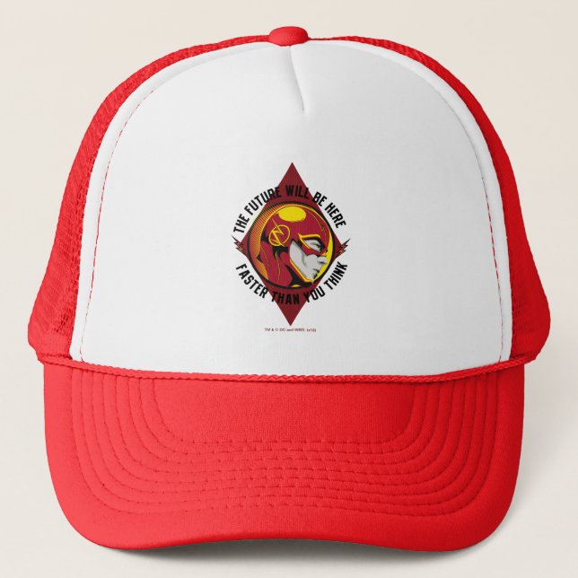 The Flash | "The Future Will Be Here" Trucker Hat (Front)