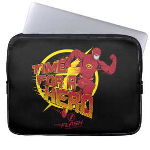 The Flash "Time For A Hero" Graphic Laptop Sleeve
